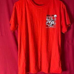 Bold Red Graphic Tee